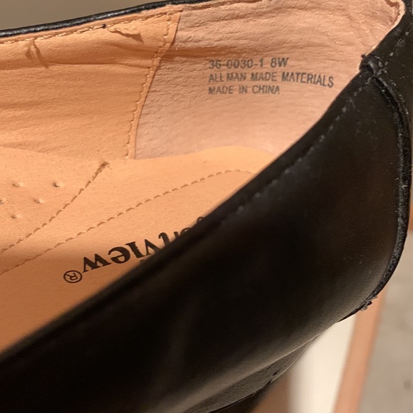 Comfort view  size 8 wide black flats - Picture 6 of 8